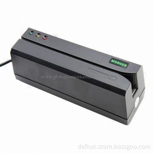 Hico MSR605 Swipe Magnetic Card Reader and Writer, Sized 8.2 x 2.5 x 2.5 inches